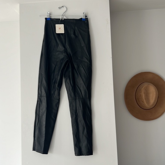 Fabletics Vegan Leather Leggings - Picture 2 of 6